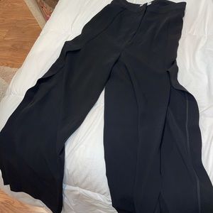 Elizabeth & James Size 4 flare half open pantsuit
